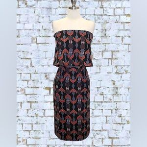 Gianni Bini clover black/port 2 pc set size 4